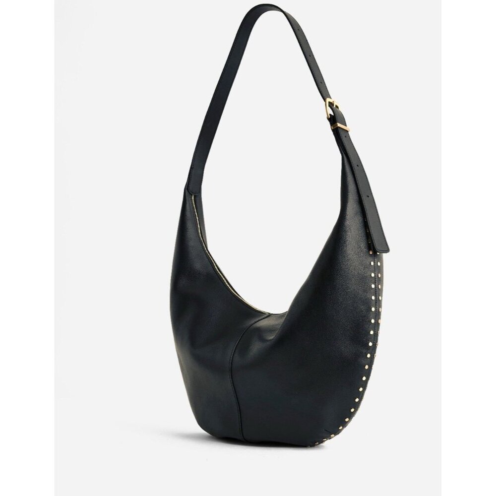 Madewell The Essential Curve Shoulder Bag Leather Casual Adjustable - Picture 2 of 9